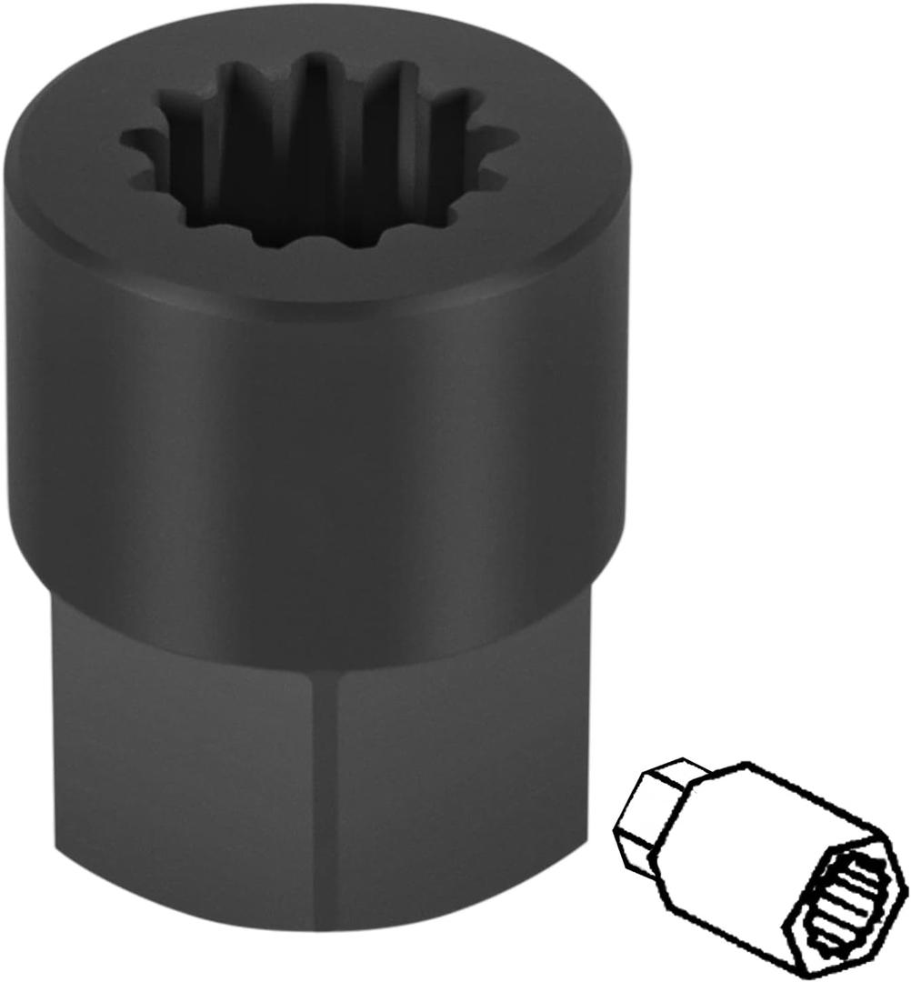 Bonbo Drive Shaft Adapter Tool for Mercruiser Alpha One/for Mercury 13 Spline Driveshaft Replaces 90220 18-9854 91-56775T Outboard Compatible with MC-I, R-MR, Alpha One, Alpha One/Gen II
