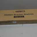 White Floating Shelves 24 Inch, Wall Mounted Bathroom Shelves Over Toilet