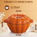 Wood Stove Steamer, WoodStove Humidifier, Woodstove Steamer, Cast Iron Humidifier for WOODStove 2.4 Quart Large Capacity Rust Resistant, Orange & Pumpkin