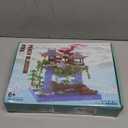 Cherry Blossom Bonsai Tree Building Block Sets with Acrylic Display Box Chinese Architecture of Peach Blossom Micro Mini Building Set Toy Gift for Kids Adults3320 Pieces