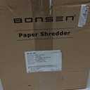 BONSEN 14-Sheet Paper Shredder for Home Office, Heavy Duty Cross Cut Shredder with 5.3 Gal Pullout Bin, Quiet Shredder for CDs/Credit Card/Staple, P-4 Security, Anti-Jam System