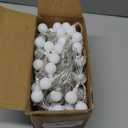 JMEXSUSS 100 LED Connectable Globe String Lights Indoor Bedroom, 33ft Warm White Christmas Lights Plug in with Remote, 8 Mode Hanging Fairy Lights Outdoor for Room Classroom Party Tree Christmas Decor