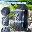 14x3.0 79-254 Bike Tire and Tube Compatible with 3.00-10 Dirt Bike Tire