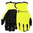 West Chester Men's 2-Pack High Dexterity Economy Work Gloves, Padded Knuckle, Synthetic Leather Palm, Assorted Colors, Blue/Green