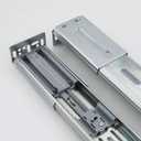 LONTAN Rear Mounting Brackets for Drawer Slide 5 Pairs B4502 Cabinet Bracket Drawer Track Guide Kitchen Replacement Parts for 1.77in(45mm) Width Furniture Gildes