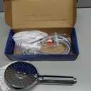 Ryamen Filtered Shower Head with Handheld, High Pressure 9-Spray Modes Detachable Shower Head with Filter for Hard Water-Remove Chlorine & Impurities, Improve Skin & Hair Health, 2 Filters, Chrome