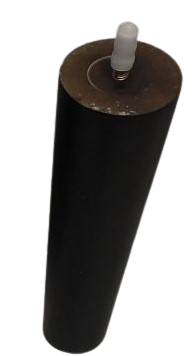 Wood Furniture Legs 8 inch Sofa Legs Set of 3 Round Replacement Legs Brown for MCM Ottoman Armchair Recliner Coffee Table Dresser