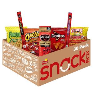 Frito-Lay Chips and Jack Link's Meats Snack Mix Variety Pack, (Pack of 30)