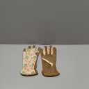 HANDLANDY Gardening Gloves for Women, Breathable Ladies Leather Garden Yard Gloves Best Gardeners Gift (Khaki, M)