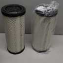 R1401-42270 R2401-42280 Air Filter Kit, 2 Set of Air Filters Fit for John Deere, for Bobcat, for Kubota, Air Filter Replace RE68048 RE68049