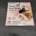 AUSLKA Blackhead Pore Strips,(70 Counts) Blackhead Remover-Deep Cleansing Charcoal Strips - Black Head Nose Strips -Black Head Remover