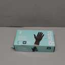 Comfy Package Black Nitrile HEAVY DUTY 6 Mil. Chemical Resistance, Latex & Powder Free, Textured Fingertips Disposable Gloves (Medium)