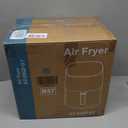 Air Fryer, 6QT Square Airfryer with Visual Window, 400°F Fast Heating Air Fryers Oven with Timer, Auto-Off, Non Toxic & Non Stick, Multiple 12 Modes for Roast, Bake, Dehydrate, Fry, Reheat, 6.34 qt