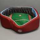 StadiumSpot Officially Licensed NCAA Premium Oval Dog Bed, Alabama, Small (Alabama Crimson Tide, Small)