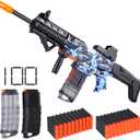 COOLFOX Electric Automatic Toy Gun for Toy Guns Sniper Soft Bullets [Shoot Faster] Burst Soft Bullets Toy Gun for Boys,Toy Foam Blasters & Guns with 100 Toy Sniper Darts for Kids(Blue)