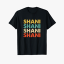 Shani Name T-Shirt, Small