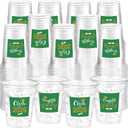 Amyhill 100 Pack 12oz Graduation Cups 2026 Graduation Decorations Disposable Plastic Cups Sturdy&Durable Drinkware for Class of 2026 Decorations Congrats Grad Party Favors Supplies (Green)