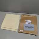 OWENIE Cream Sheer Curtains 84 inches Long 2 Panels Set for Bedroom Living Room, Soft Solid Living Room Sheer Curtain, Rod Pocket Light Filtering Curtains, 2 Pcs Each 42 W x 84" L,Cream