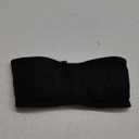 ANGOOL Strapless Bra for Women Padded Non-Slip Silicone Bandeau Bra Seamless Comfort Wirefree Tube Top Bralette, Black, M