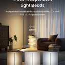 SwitchBot Floor Lamp with Matter, RGB, Warm Cool White, Corner Floor Lamp Compatible with Apple Home, Alexa, Google Home, 1200lm, Music Sync, Scene Modes, 16 Million Colors for Living Room Bedroom