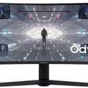 SAMSUNG 49 Odyssey G9 Gaming Monitor, 1000R Curved Screen, QLED, Dual QHD Display, 240Hz, NVIDIA G-SYNC and FreeSync Premium Pro, LC49G95TSSNXZA, Black