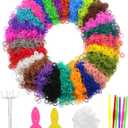 12500+ Loom Rubber Bands Refill Kit in 26 Color with 500 Clips,6 Hooks, Premium Bracelet Making Kit for Weaving DIY Crafting Gift