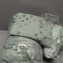 Geniospin Sage Green Twin Comforter Set for Girls- 5 Pieces Pom Tufted Bed in A Bag Twin Bedding Sets with Sheets, Pillowcases & Shams, All Season Kids Comforter Set (Twin (66"x86"))