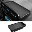 Dashboard Storage Tray for 2025 Ford Mustang Mach-E 15.5-Inch Screen Compatible with Ford Mustang Mach-E 2021-2025 Accessories Behind-Screen Dash Organizer