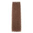 Super Long Micro Curly Locs Hair Extension 36 Inch 6 Packs Color Light BrownSister Locks Dreadlock Thin Braids (36,30#)