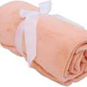 Threadart Super Soft Ultra Plush Fleece Throw Blankets 50"x60" | Fuzzy Soft Cozy Microfiber | Coral
