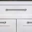 khtumeware 10 Pack 3 Inch Hole Center Brushed Satin Nickel Cabinet Pulls Heavy Duty Solid Cabinet Handles cabinets Dressers Kitchens Handles Bathroom cabinets