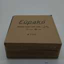 Eupako 9 oz Plastic Cups with Lids, 9 Ounce Clear Disposable Plastic Party Cups with Flat Lids, Cold Drink Cups Pack of 50