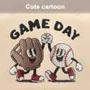 Mom Hat, Suitable for Mom to Wear on Parent-Child Activities, Embroidered Adjustable Cotton Baseball Cap Beige, Adjustable Size: 22-24 inches in circumference, 4.72 inches in height, and 2.75 inches in brim.