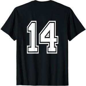 Number 14 on The Back T-Shirt, M