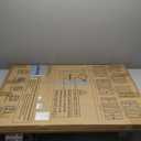 Cumbor 36" Extra Tall Baby Gate for Stairs, 29.7-57" Extra Wide Dog Gate for Doorways Hallways, Pressure Mounted Child Gate for Wide Opening, Auto Close Personal Safety for Babies and Pets, Black