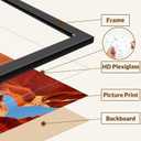20x20 Picture Frame Set of 2, 20 x 20 Black Picture Frame with HD Plexiglas, 20 by 20 Poster Frame, Display Frame for Vertical or Horizontal, Presenting Spatial Aesthetics-Form & Light Series