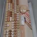 Wireless Keyboard and Mouse, Full-Size Typewriter Keyboard with Retro Round Keycaps, Ergonomic Design, Compatible with Windows PCs, Ideal for Home and Office. (Milk Tea) (Brown)