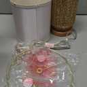 OYEARS 21" Boho Table Lamp for Living Room, Bedside Lamp for Nightstands, Rattan Lamp for Bedroom, Farmhouse Table Lamp for Room Decor, End Table, Retro, Brown, 1 Pack (Basic - Rope Lantern - Set of 1)