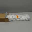 Eclipse Evangeline Botanical Roman Shade for Windows, Cordless 100% Blackout Shade, 33 in Wide x 64 in Long, Noise Reducing, Energy Efficient, Woven Design Window Shade for Any Room, Marine (33"W x 64"H, Marine)