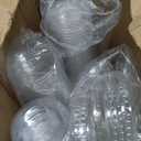 Turbo Bee 100 Sets 32 OZ Clear Plastic Cups with Lids and Straws, Disposable To Go Iced coffee cups with lids for Cold Drinks, Smoothie, and Slushie