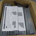 Mavivegue Book Shelf, 20 Cube Storage Organizer, DIY Bookcase, Metal Cube Bookshelf,Tall Book case for Bedroom, Living Room,Office,Closet Storage Organizer, Grey Cubicle Storage Rack