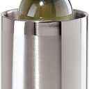 OGGI Stainless Steel Double Wall Wine Cooler - Insulated Tabletop Wine Chiller for White Wine & Champagne, Fits Most Standard Sized Bottles