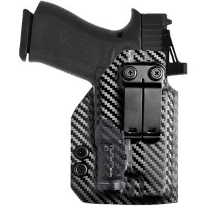 kydex IWB Holster for Glock 43x 48 Mos Sig Sauer P365 P365XL with Streamlight Sub TLR-7 500 Lumens Pistol Light Flashlight