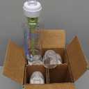 Dr. Brown's Anti-Colic Options+ Narrow Glass Baby Bottle with Level 1 Slow Flow Nipple, BPA-Free, 4 oz/120mL, 4-Pack
