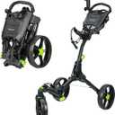 Golf Cart Series: Lightweight 2-Wheel Foldable, 360 Rotating 3-Wheel with Umbrella Stand, and 4-Wheel One-Click Folding, Designed for Golf Clubs and Bags with Enhanced Storage Features