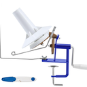 Hiboom Large Yarn Winder Large Capacity 1016 oz, Yarn Winder for Crocheting Spinner Hand Operated Cake with Thread Cutter Scissor for Knitting, (Blue)