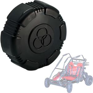 JMCHstore Vent Go kart Thread Gas Cap For Coleman KT196, Hammerhead GTS 150 150cc, Screw on Gas Lid TrailMaster Blazer MID XRX 150cc, 200cc 196cc 212cc Go kart Twist on Fuel Tank Lid