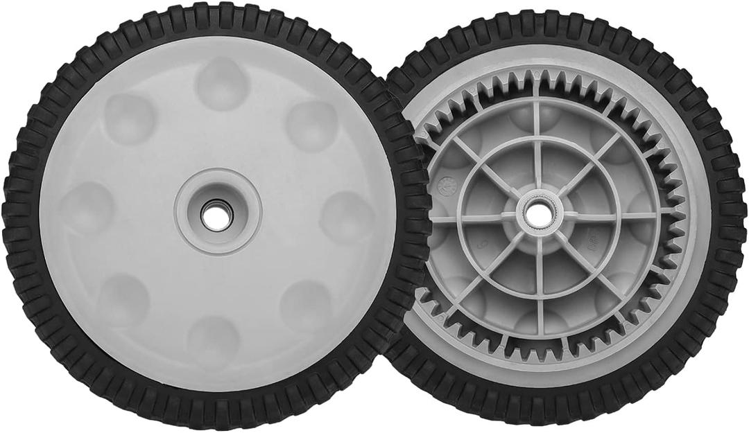 Front Drive Wheels Fit for Troy Bilt Lawn Mower - 734-04018C Wheels Fit for MTD Snapper Troy Bilt Tuff-Cut 210 TB210 TB230 TB240 Self Propelled Mower, Replace 734-04018A 734-04018B, 2 Pack