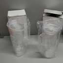 MEWAY 40 oz Acrylic Tumbler with Handle and Straw Lid Double Wall Vacuum Reusable plastic Water Bottle Travel Mug Cup Classic Tumblers Cupholder Friendly (2 Pack)