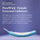 PureWick Female External Catheters, Original, Disposable, Pack of 26, PWFX30